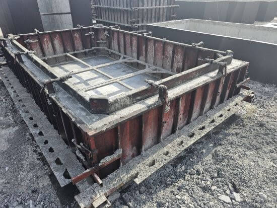 Zbiorniki betonowe Nisko w procesie produkcji